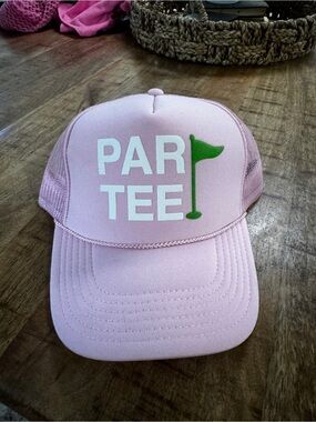 Pink 'PAR TEE' Golf Trucker Hat